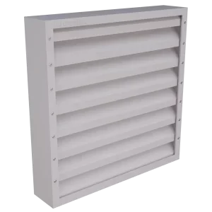 Louver metálico